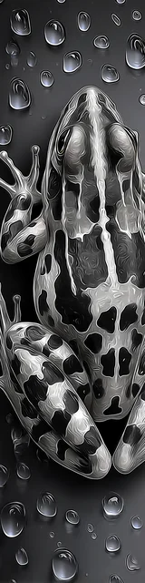 Free printable frog bookmark featuring gray background gray frog bookmark